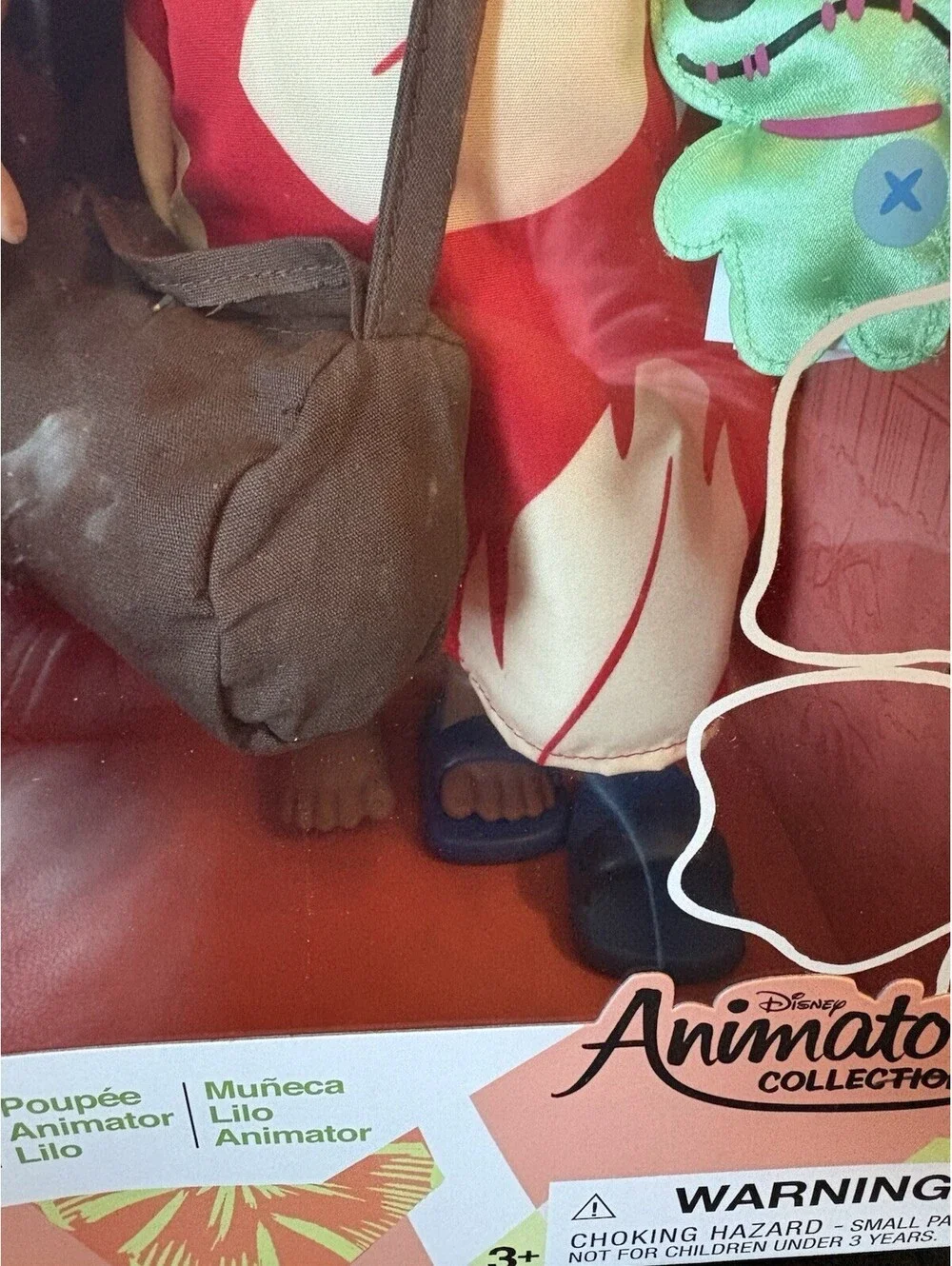Disneys Animators Collection Lilo Doll With Scrump Box Damage. New